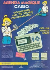 Publicité Advertising 1120  1994    Casio Club  Agenda magique Casio