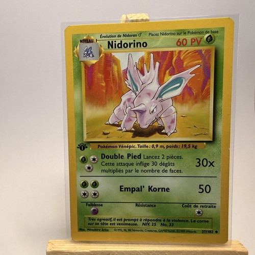 Nidorino 102 carte pokemon - 37/102,