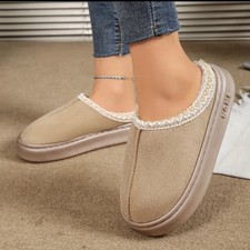 Chaussons Confortable Beige -