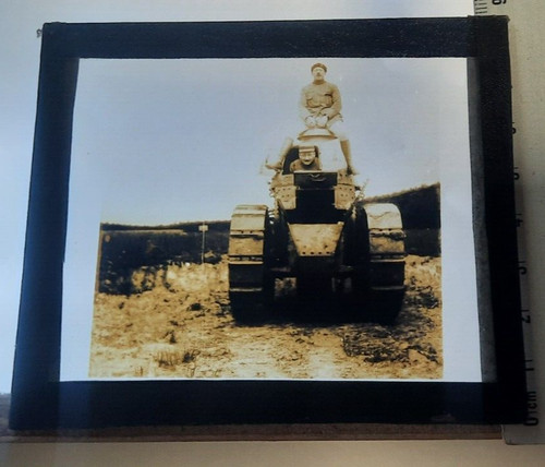 Plaque diapositive photo chars - plaque,