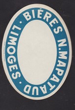 Ancienne étiquette alcool