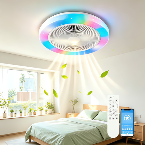 Ventilateur avec éclairage - avec,