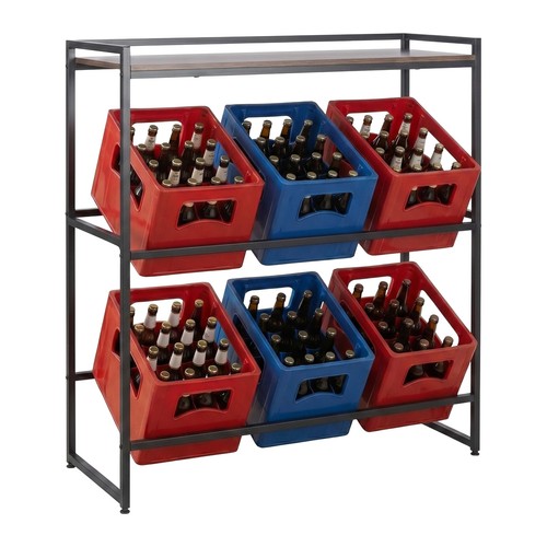 étagère caisses boissons - caisses,