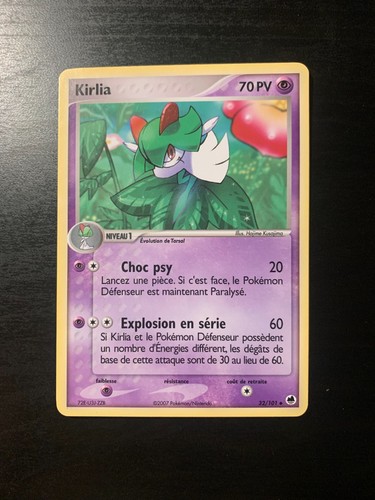 Carte pokémon unco kirlia - carte,