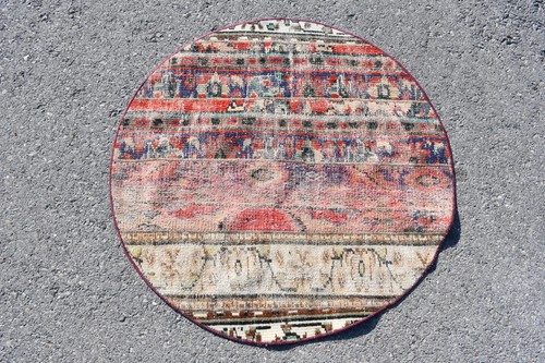 Tapis rond turc vintage x - tapis,