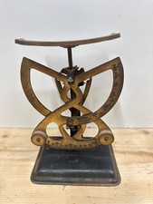 Pèse lettre Columbus bilatéral double ancien, balance postale vintage, courrier