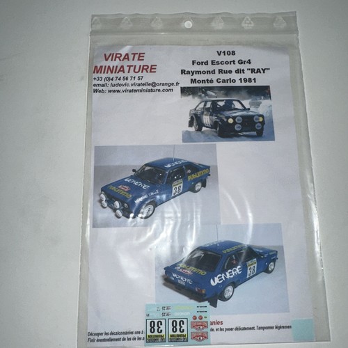 Decal ford escort - decal, n°