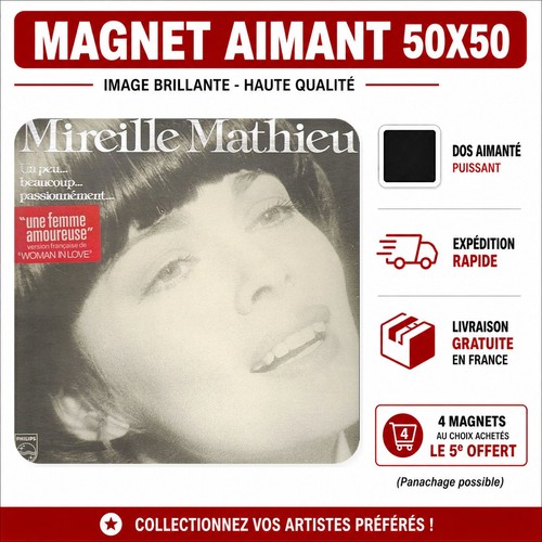 Magnet mireille mathieu - mathieu, un