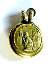 Ancien briquet de poilu 14/18 COQUIN femme nue SOLDAT VOYEUR militaria.guerre