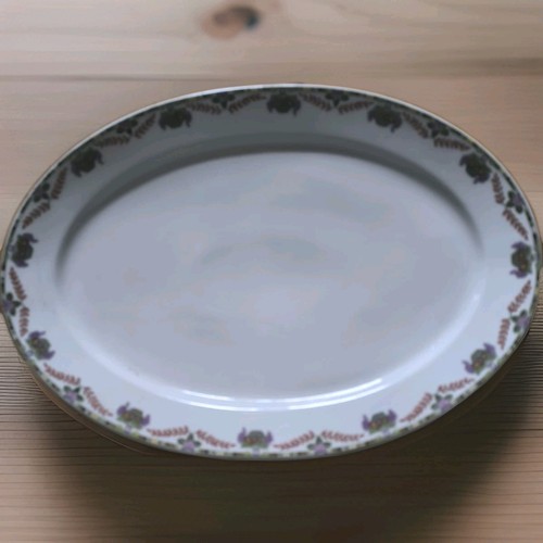 Plat ovale porcelaine limoges - porcelaine,