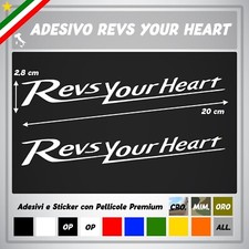 2x Autocollant Stickers Compatible Yamaha R1 R6 R3 Jeu Vidéo Revs Your Heart