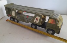GOZAN Espagne Camion TIGER Tigre Car transport voitures en tôle 54 cm