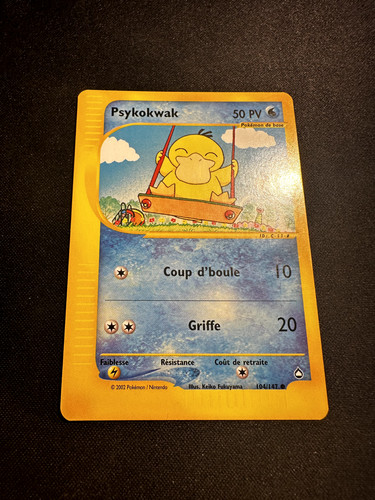 Carte pokémon psykokwak - carte,
