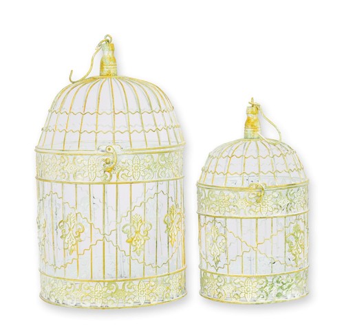 Une paire cages oiseaux - paire,