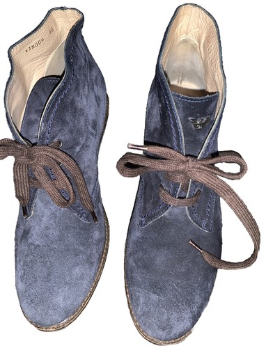 Emporio armani blue suede - emporio,