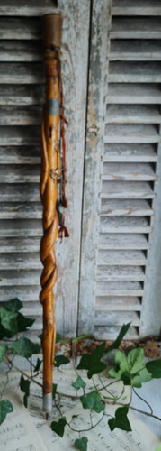 Ancienne canne baton marcheur - ancienne,