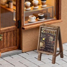 Diorama de bar à café pour