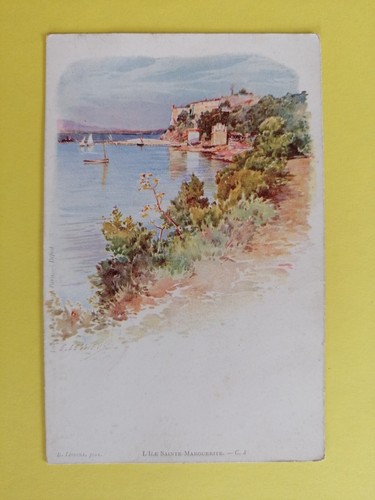 Cpa 1900 aquarelle - 1900, 06