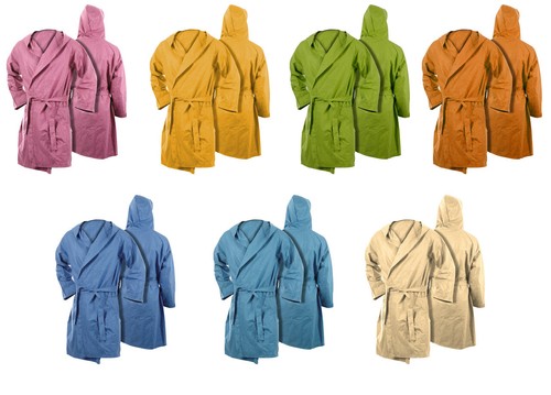 Peignoir capuche en - capuche,
