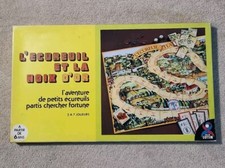 Rare L'ÉCUREUIL ET LA NOIX D'OR Jeu de Société Complet Années 70 Ancien Vintage 