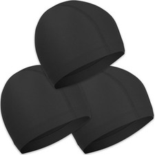 Bonnet de Bain Noir Élastique