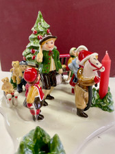 Villeroy & Boch grand décor photophore de Noël en porcelaine avec boite