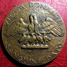 Médaille VITAM DONANTI SANGUINE DATO DONATEUR DE SANG HÔTEL DIEU LYON par F. LAPANDERY