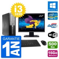PC HP Pro 4300 SFF Ecran 22"