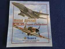 petit catalogue collection Armour Avions metal aircraft