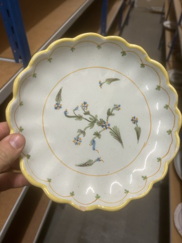 Assiette ancien faïence - ancien,