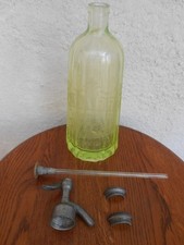 Ancien Siphon Eau de Seltz Ouraline A Barre à Quessy (02) ETS L CRAMA DOUAI 59