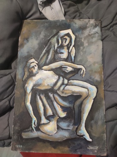 Ancien tableau huile sur - ancien,