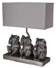 Lampe table grenouilles - lampe,