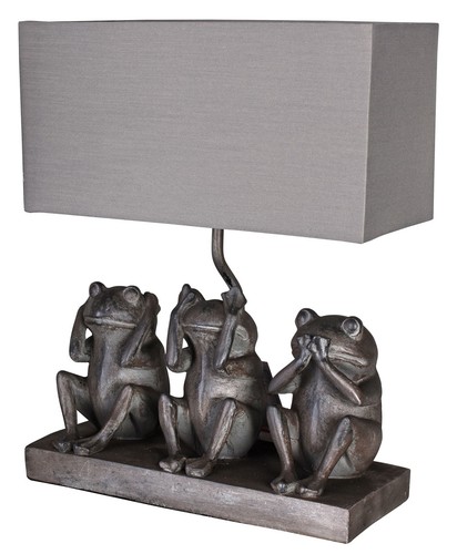 Lampe table grenouilles - lampe,