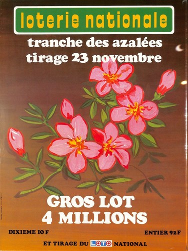 Affiche poster loterie - poster,
