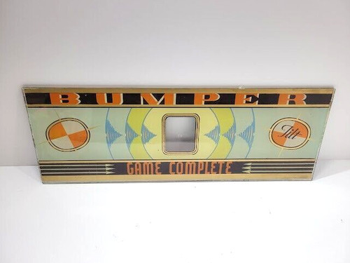 Vintage pinball backglass - vintage,