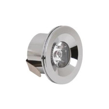 Mini spot LED encastrable 1W (8W) 4200K chrome