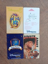 4 pass Euro Disney Disneyland Clef Hôtel Buffalo Bill 15 ans Passe Partout TTB