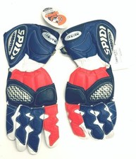 Gants Spidi carbotech S blanc bleu SPIDI