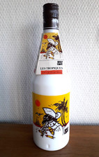 Bouteille Malibu sérigraphie Hugo Pratt