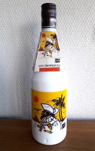 Bouteille malibu sérigraphie - bouteille,
