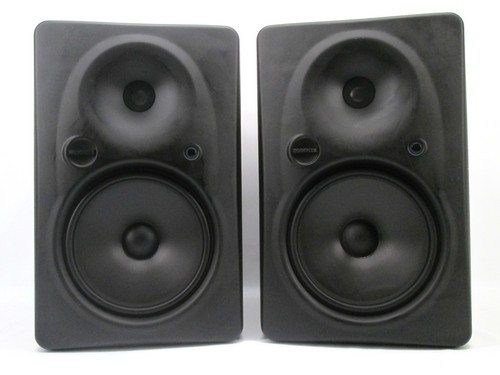 Pair mackie hr824 mkii - of, 8"