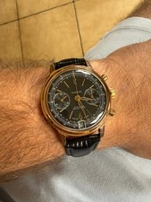 MONTRE ANCIENNE CHRONOGRAPHE SUISSE LANDERON 189 INCABLOC VINTAGE SWISS WATCH