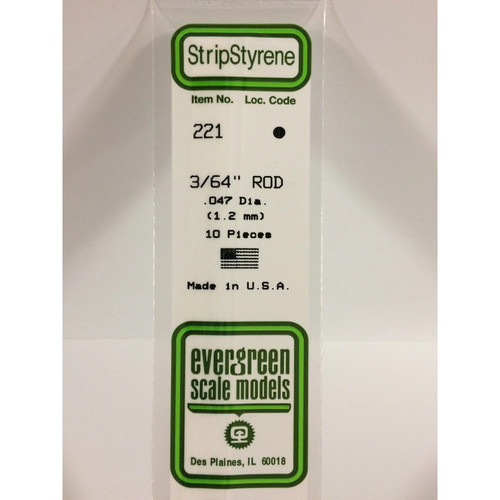Evergreen 221 styrene plastic - evergreen,
