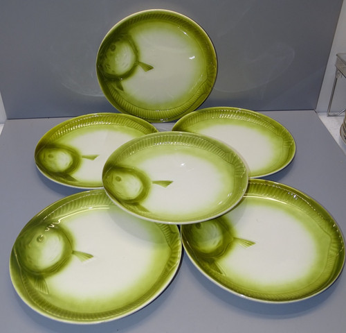 Assiettes décor de - à,