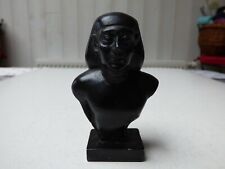 STATUETTE FIGURINE EGYPTIENNE RESINE BUSTE D'HOMME AGE EGYPTE PHARAONS