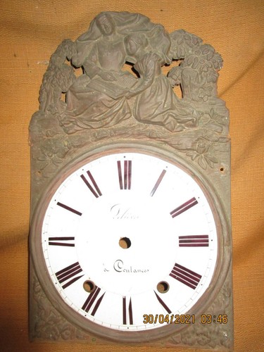 Cadran émaillé ancien - , pour