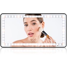  Miroir de visière solaire Topn Screen Rechargeable Miroir de maquillage