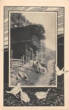 CPA FANTAISIE / PUBLICITE CHOCOLAT KLAUS / AU CHALET SUISSE