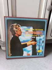 Coffret 9 Vinyles 33 tours Beethoven 9 symphonies Van Karajan